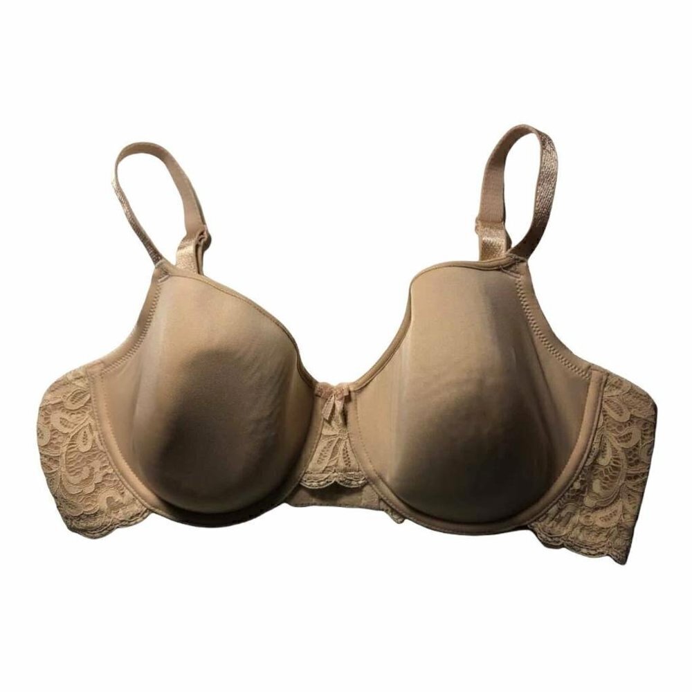 #3463-7 Wacoal 853166 Underwire Lined All Dressed Up Contour SZ 38D Nude